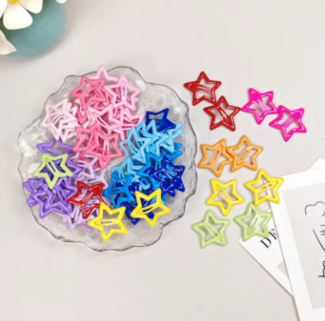 20 مشبك شعر على شكل نجمة