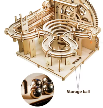 لغز خشبي ثلاثي الأبعاد DIY مجموعات بناء نموذج ميكانيكي
