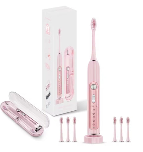 فرشاة أسنان كهربائية فائقة الصوت للبالغين والاطفال